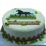 עוגה לילדה שאוהבת סוסים