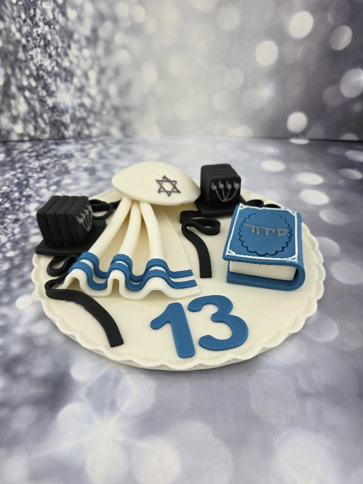 קישוט לעוגה בר מצווה