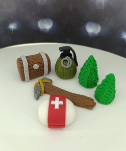 ערכת קישוט אכיל לעוגה – פורטנייט Fortnite Cake Topper Set