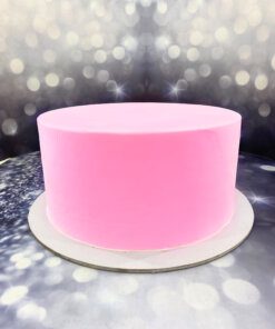 עוגת בסיס - קוטר 22 ס"מ - זילוף ורוד
