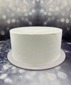 עוגת בסיס - קוטר 22 ס"מ - זילוף לבן