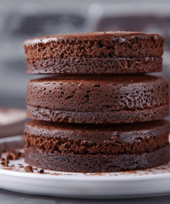 טורט שוקולד מוכן (קפוא) קוטר 10 ס"מ עובי כ-3 ס"מ - לעוגת בנטו