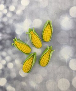 קישוט לעוגה תירס - תלת מימד - מבצק סוכר בעבודת יד